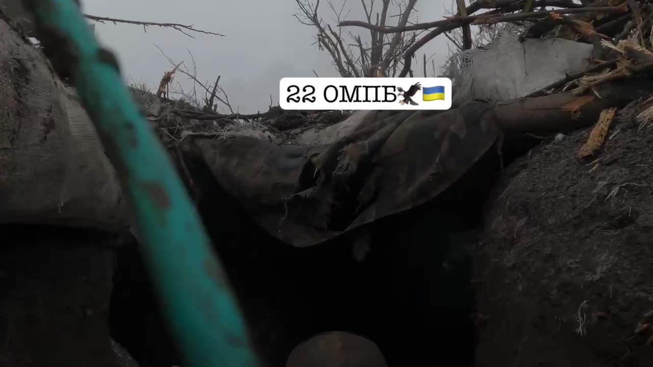 Intense Trenche Combat Footage from Ukrainian 22nd