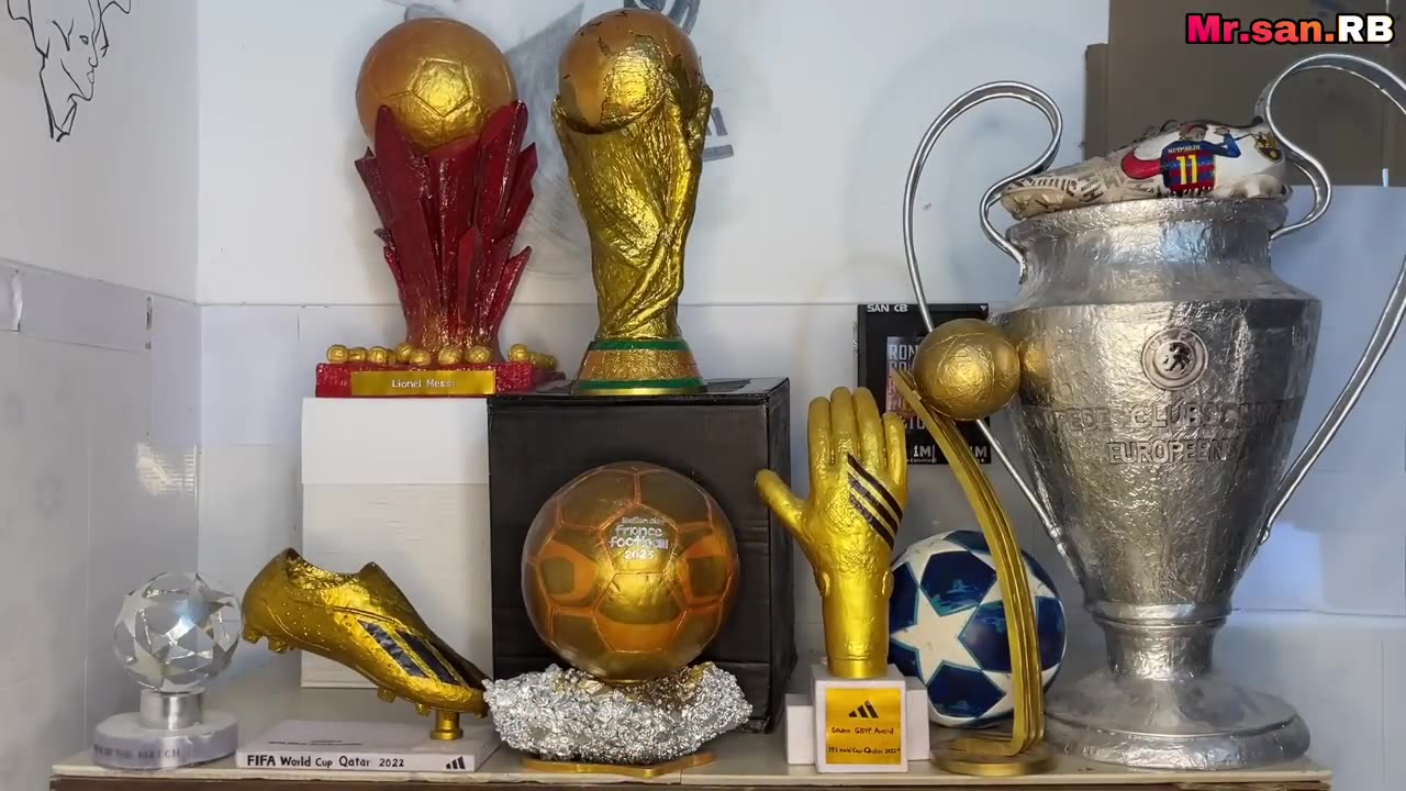 How To Make FIFA World Cup Trophy Qatar 2022 With Aluminum Foil