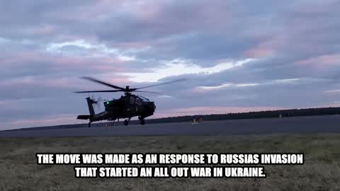 Ukraine War - U.S. AH64 Apache Attack Helicopters Deployed To Poland As Response To War In Ukraine