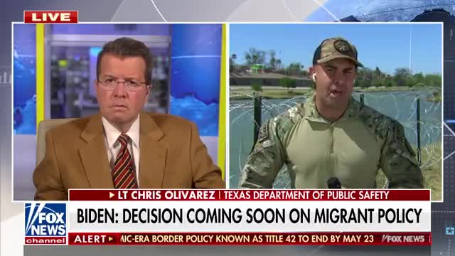 Lt. Chris Olivarez to Neil: We're seeing complete chaos on our southern border right now