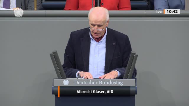 Albrecht Glaser Rede vom 01.12.2022 - Erbschaftsteuer