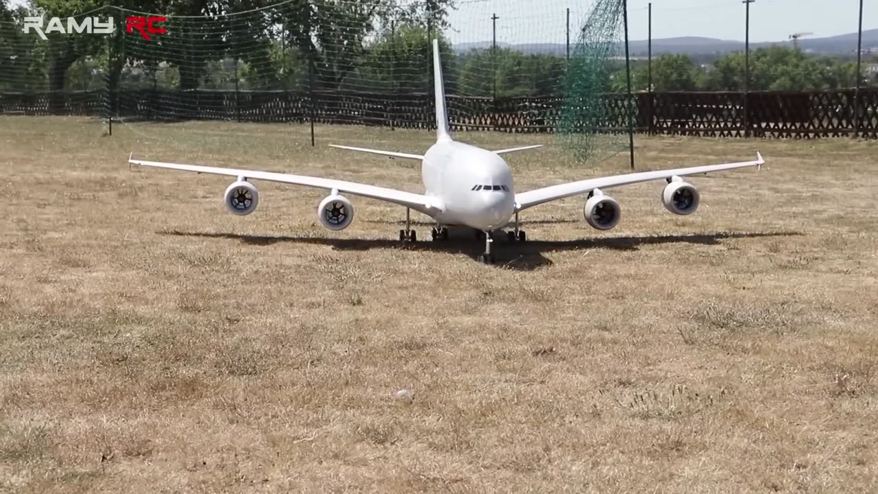 I spent a year building a giant RC Airbus A380