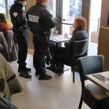 France covid dystopia: police invade restaurant and bother diners with vaxpass paper chase