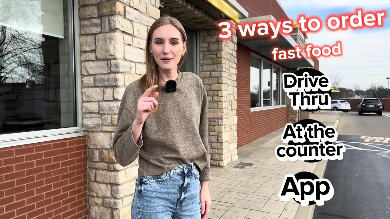 How to order fast food in English! 🍔🍟