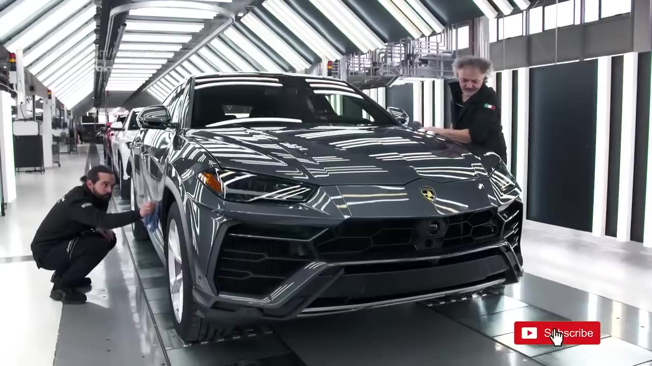 Lamborghini Urus Production In Italy (Luxury Suv Assembly)