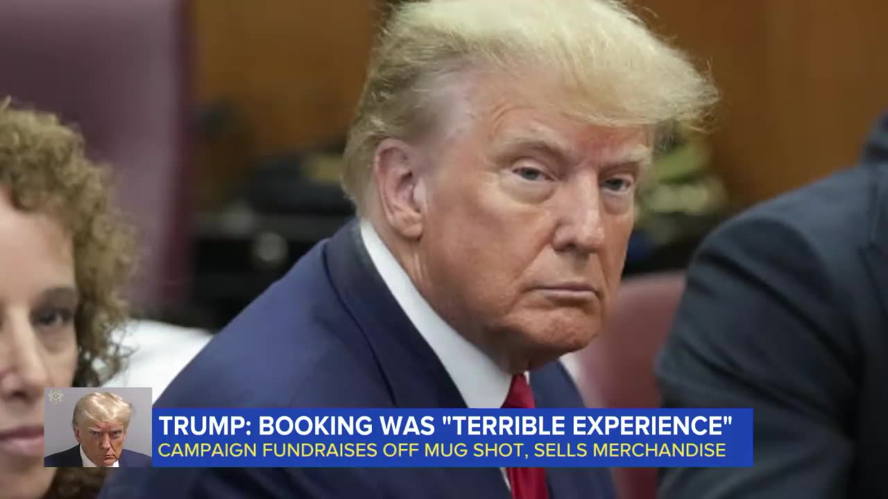 TRUMP: BOOKING WAS "TERRIBLE EXPERIENCE": Authorities in Georgia