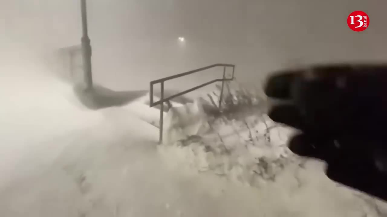 Twelve people are killed as a severe snowfall strikes the US.