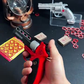 Gun in a legend style