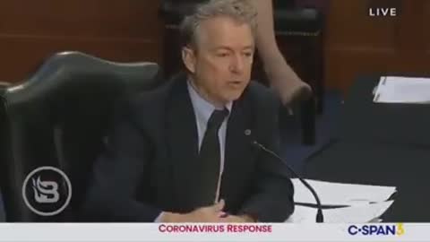 Rand Paul and Dr. Fauci just got into a HEATED argument over masks and vaccin...