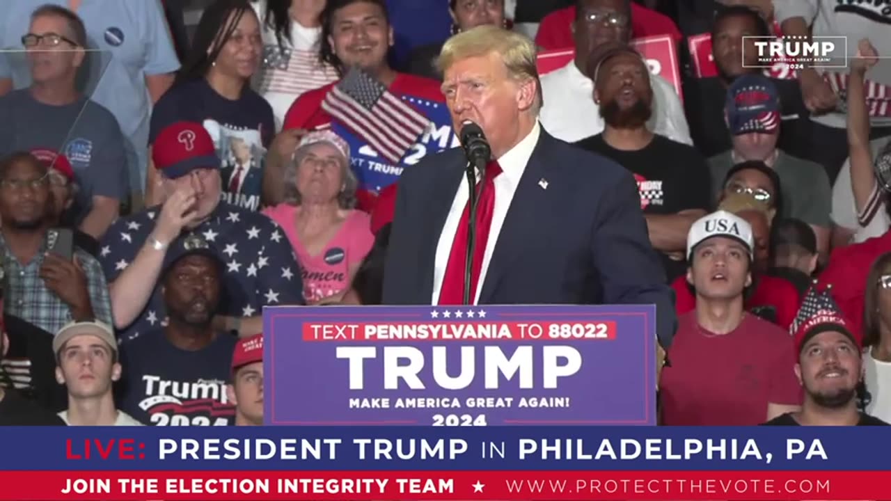 Donald J Trump - President Trump in Philadelphia, #pennsylvania FULL SPEECH