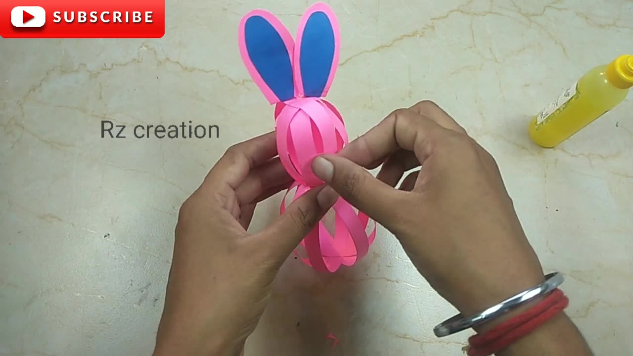 paper bunny | how to make paper bunny | 5 minute crafts | easy paper craft