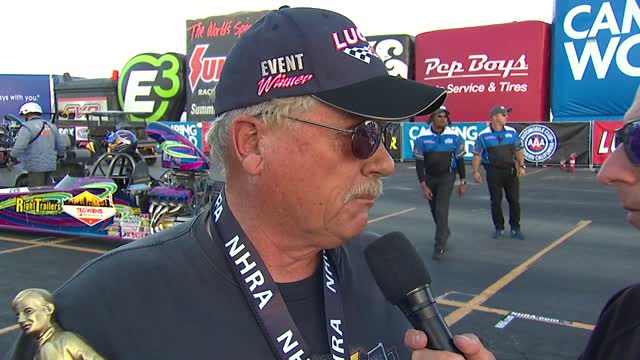 Al Kenny wins Top Dragster at Auto Club NHRA FInals