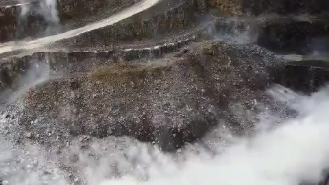 mountain blasting