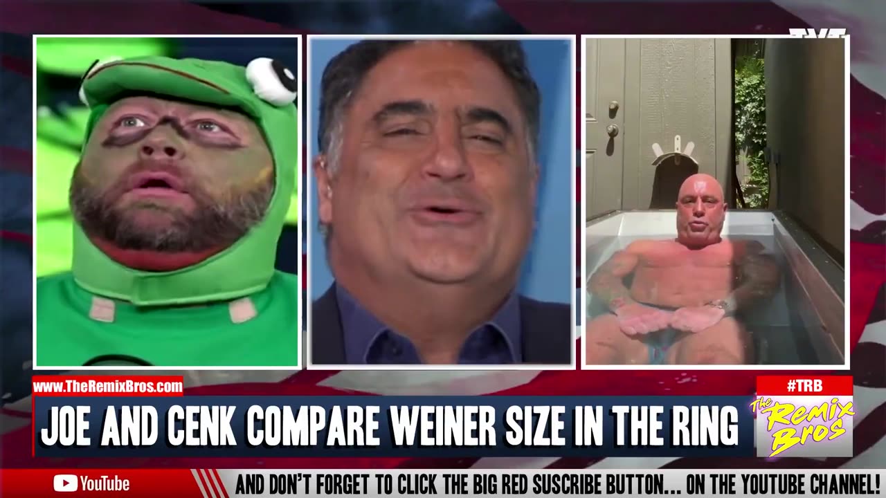 Joe Rogan Vs. Cenk Uyger REMIX FT. AJ & LIL KC - The Remix Bros