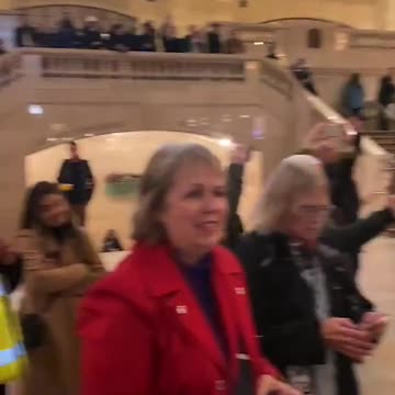 The Kyiv Children’s Choir arrived in New York City from Poland for a performance at Carnegie Hall