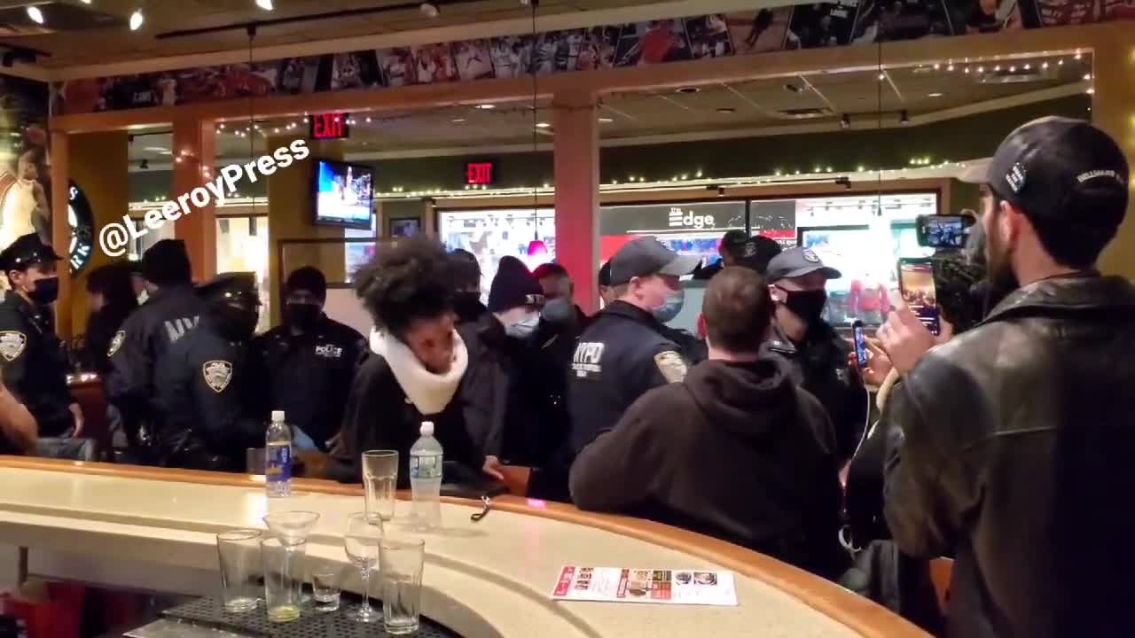 Unjabbed Arrested At Applebees In Queens New York