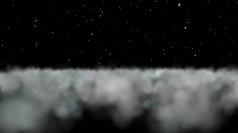 Flying Above the Clouds in a Starry Night - Free Movie Effects