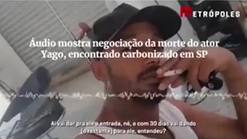 áudio da negociação do assassinato do Yago, que envolve Lunna Black, seu namorado e o pai de santo