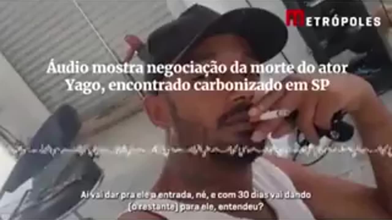 áudio da negociação do assassinato do Yago, que envolve Lunna Black, seu namorado e o pai de santo