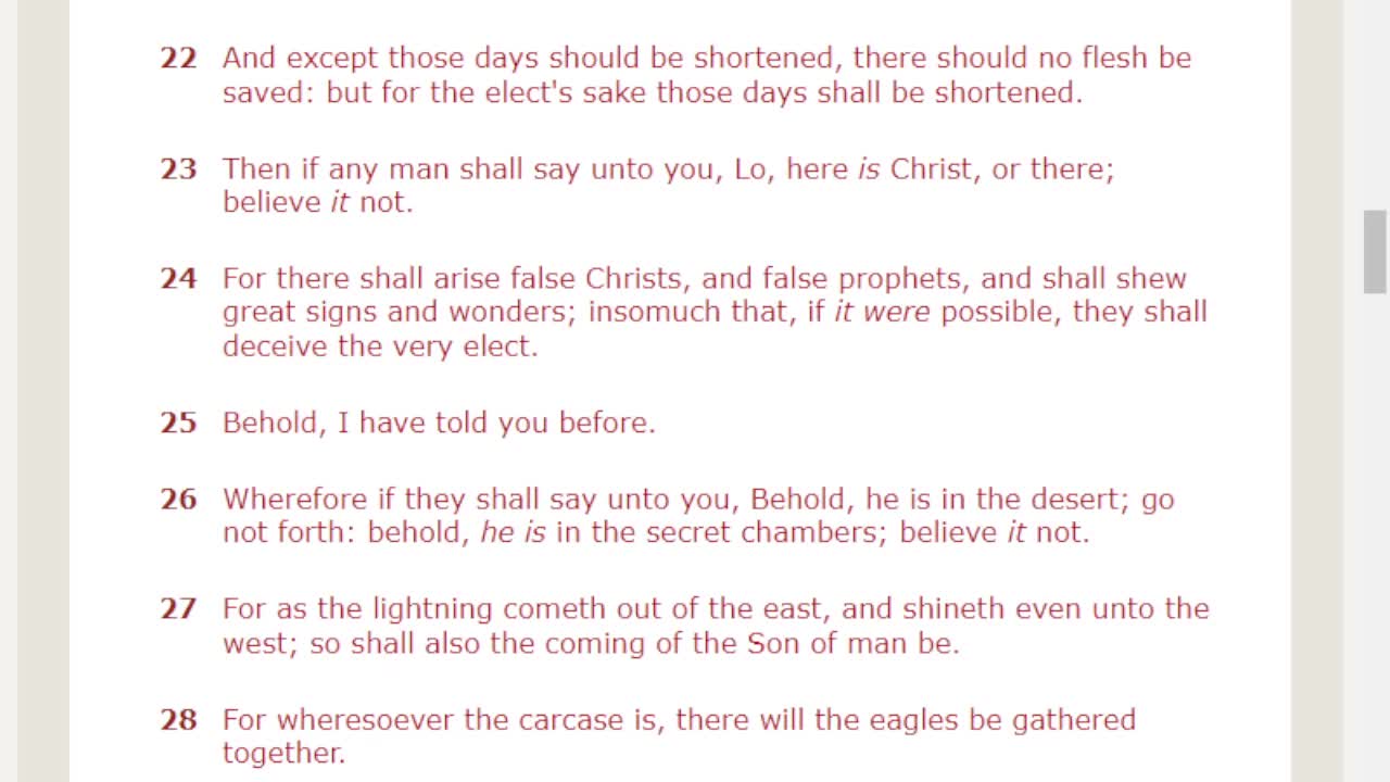 And if Satan cast out Satan, he is divided against himself how shall then his kingdom stand