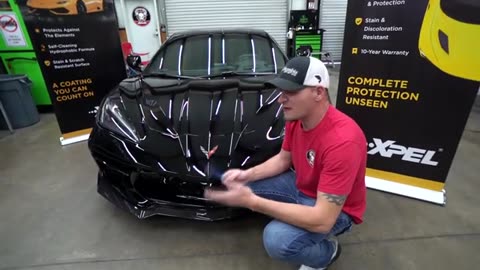 Protecting Against Scratches: Self-Healing Film on a 2020 Corvette C8