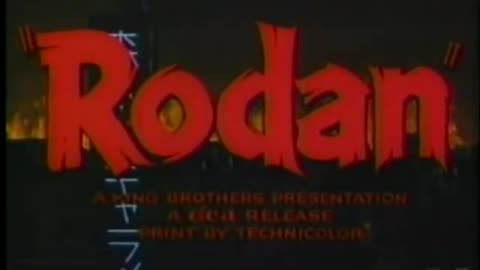 Movie trailer for Rodan