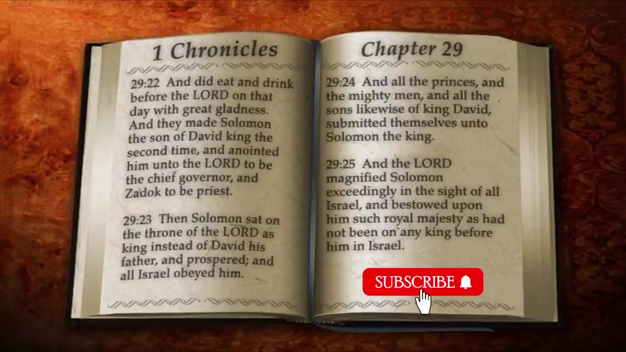 KJV Bible The Book of 1 Chronicles ｜ Read by Alexander Scourby ｜ AUDIO & TEXT