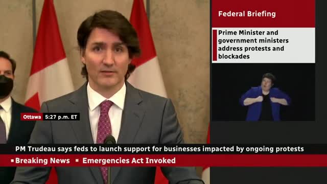 Trudeau: My Forced Vaccination Program ‘Is Not Dividing Canadians’