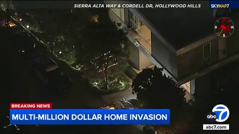 Police investigating home invasion at multi-million dollar home in Hollywood Hills