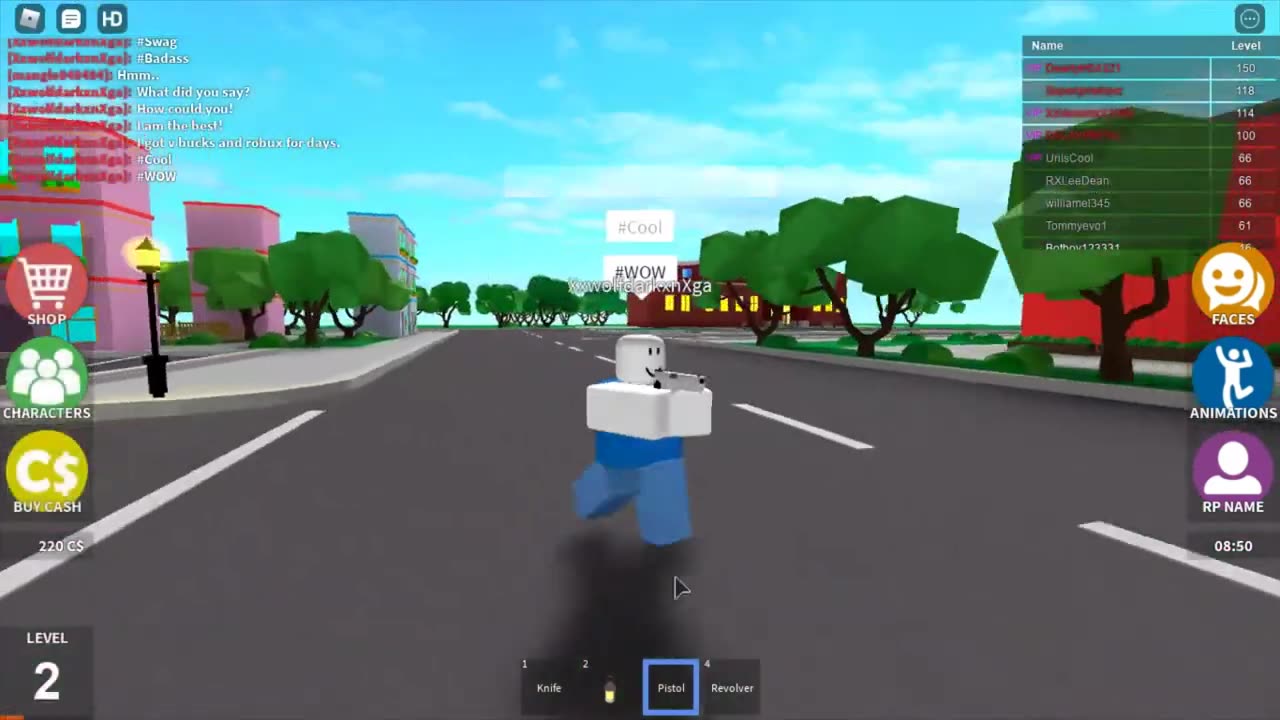 Being an annoying retard in Roblox