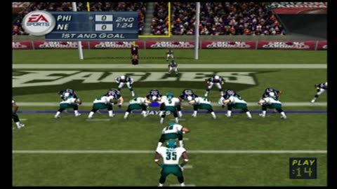 Madden NFL 2003 Franchise Year 6 Super Bowl Eagles VS Patriots