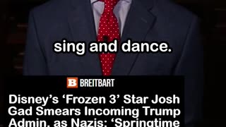 Disney Frozen Star Josh Gad Has Unhinged Attack on Trump Admin