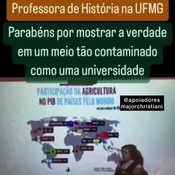 Raridade , Professora de Universidade diz a real situação do Brasil