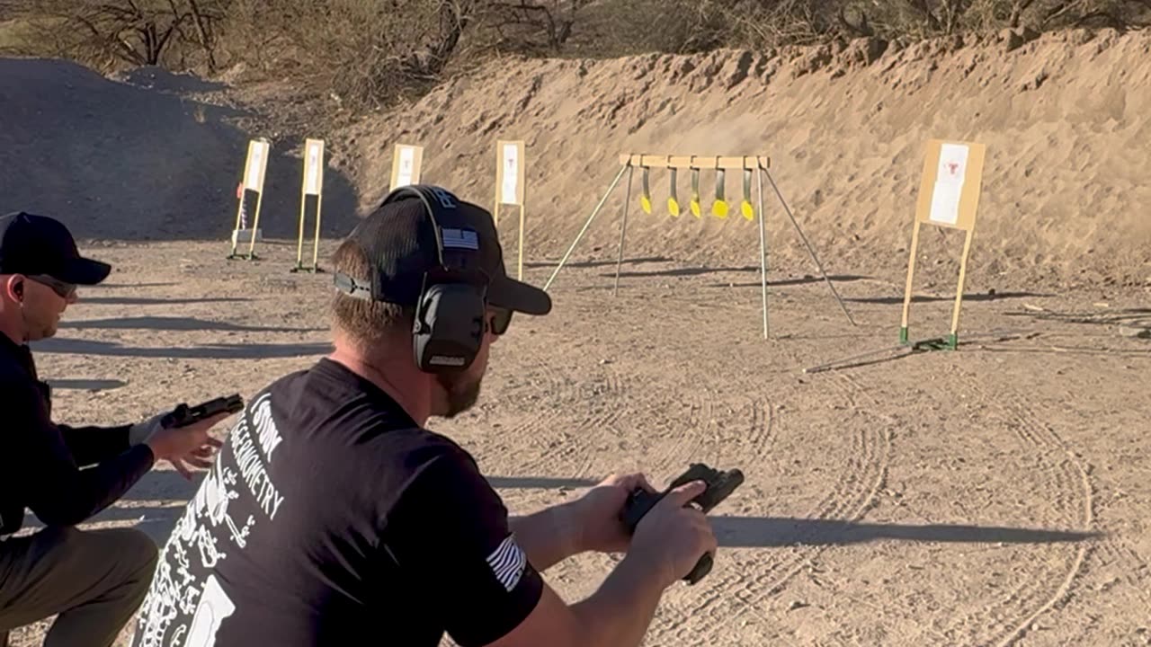 Empty Gun Reload Moving to Knee