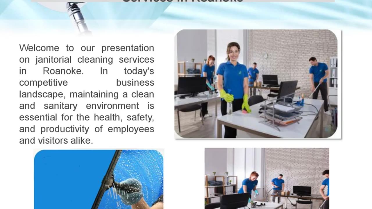 Spotless Solutions--Elevating Janitorial Cleaning Services in Roanoke