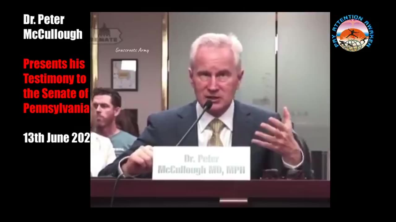 Dr Peter McCullough on C19 vaccine damage and excess mortality