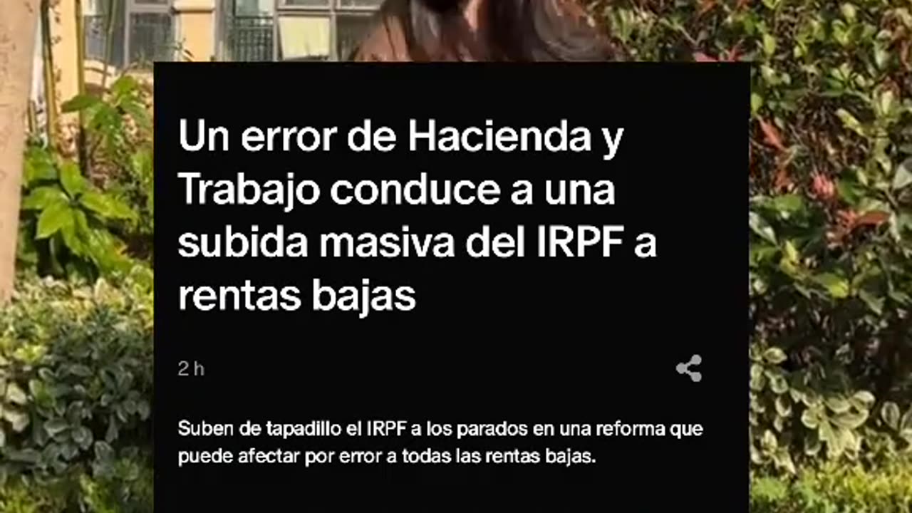 Un error de #Hacienda y #Trabajo conduce a una subida masiva del #IRPF a rentas bajas