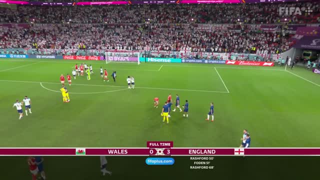 Rashford hits EMPHATIC double Wales v England FIFA World Cup Qatar 2022