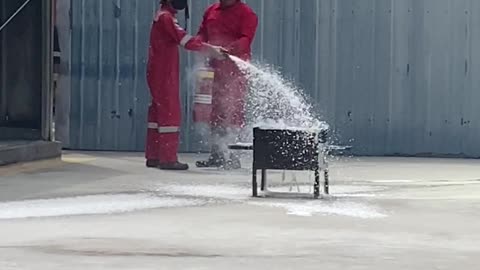 Use of Fire Extinguisher