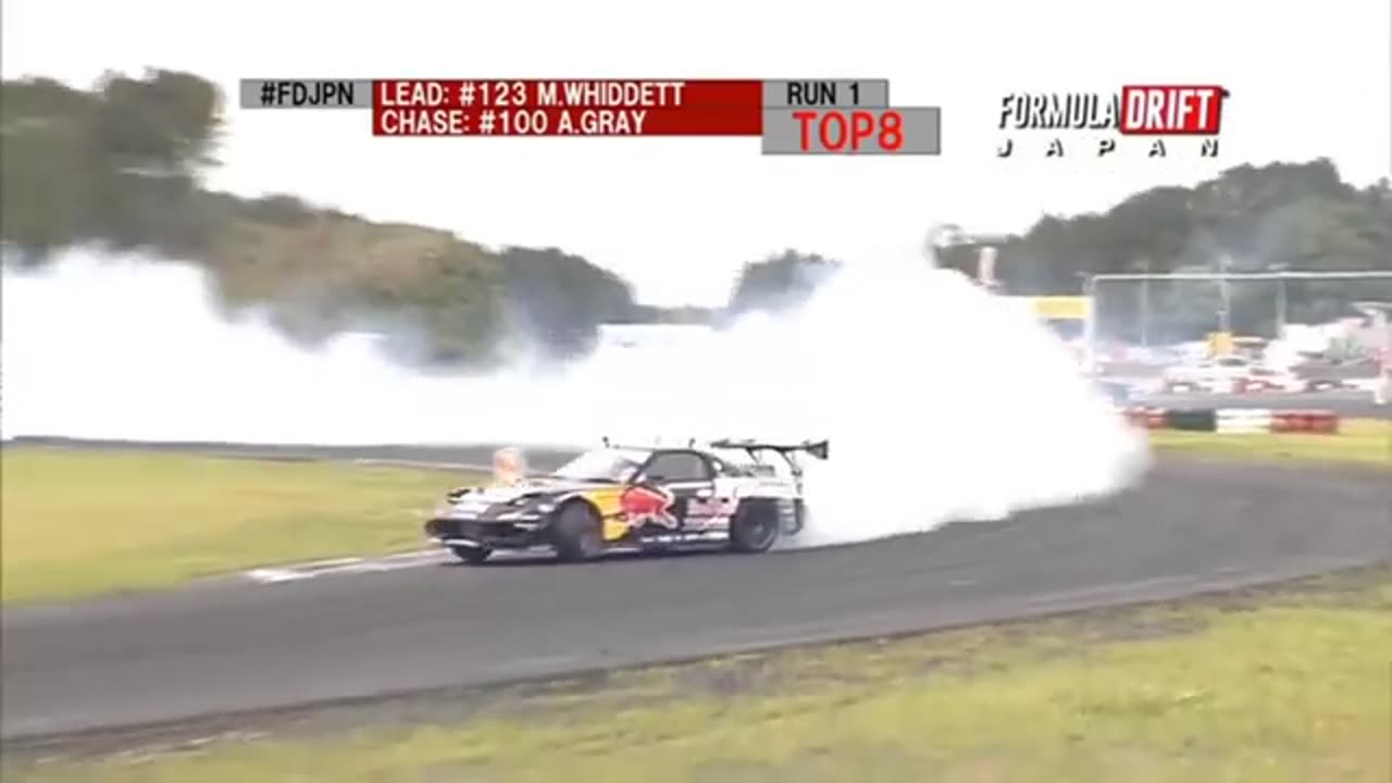 Sports car racing drifting dangerous drive