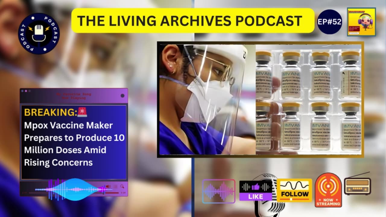 EXCLUSIVE🚨: Mpox Vaccine Maker Prepares to Produce 10 Million Doses Amid Rising Concerns