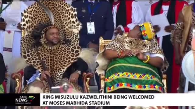 HMK Misuzulu kaZwelithini arrives