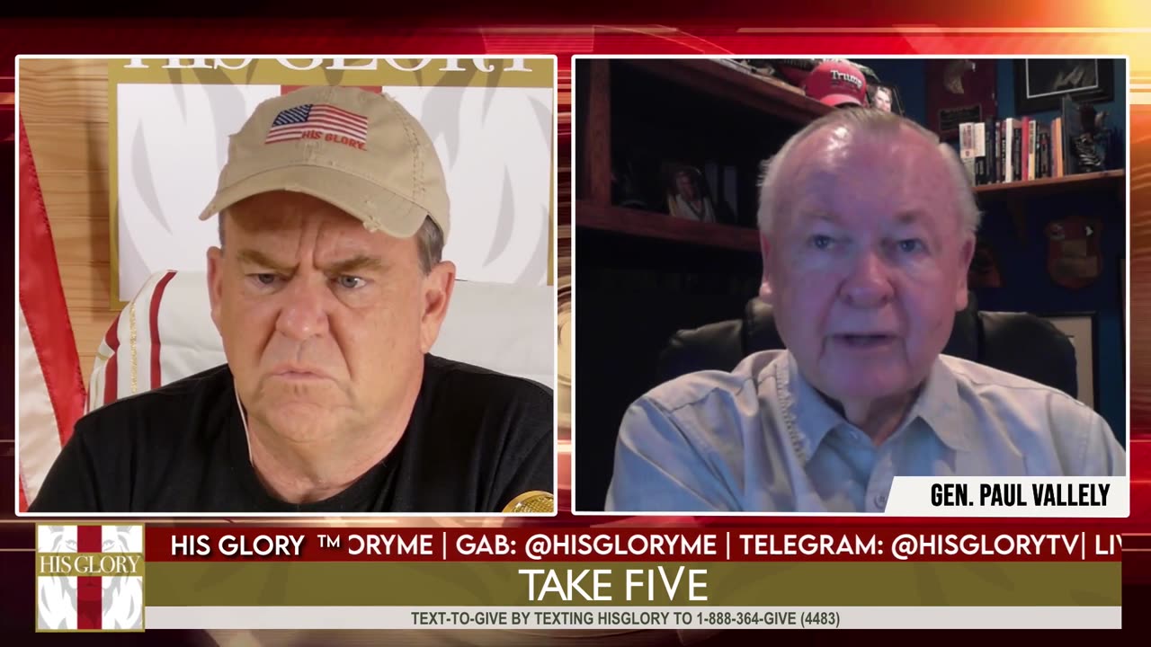 General Vallely joins His Glory: Take FiVe