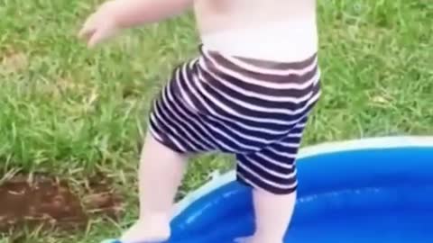 funny video off little child