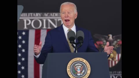 Biden praised the US military's role worldwide.