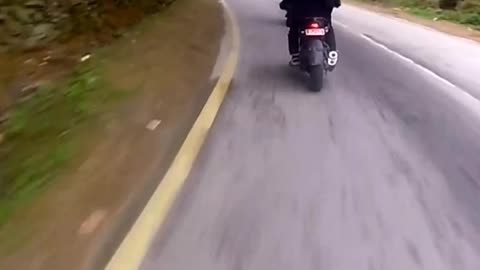 Boy on scooter on fire 🔥