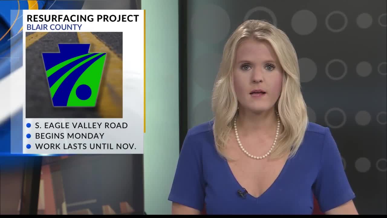 Blair County resurfacing project to begin