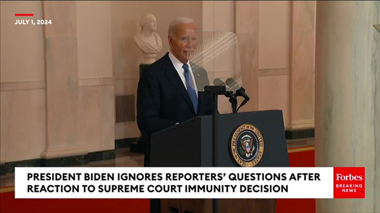 Bumbling Biden Ignores Reporter When Asked If He'll Drop Out Of Race