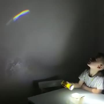 How to make a rainbow in your home any time of day