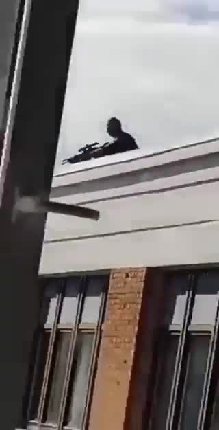Sniper On School Rooftop of Belgian School